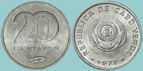 Capo Verde 20 Centavos 1977