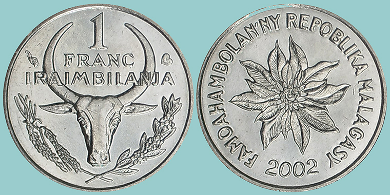 Madagascar 1 Franco 2002