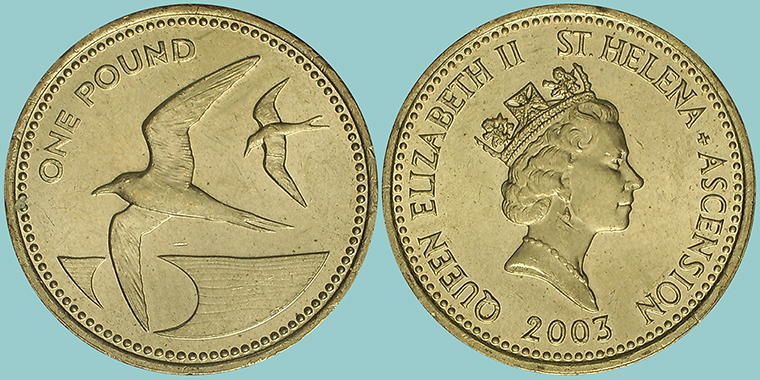 Saint Helena & Ascension 1 Sterlina 2003