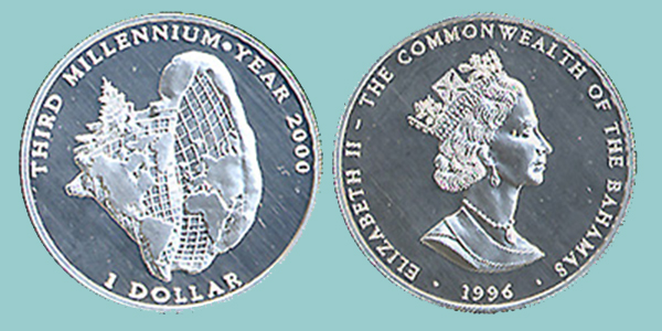 Bahamas 1 Dollaro 1996