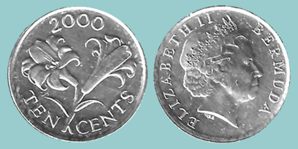 Bermuda 10 Cents 2000
