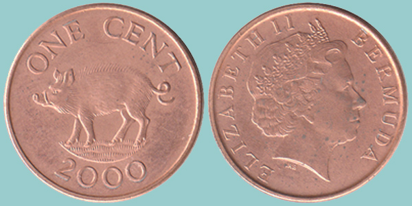 Bermuda 1 Cent 2000
