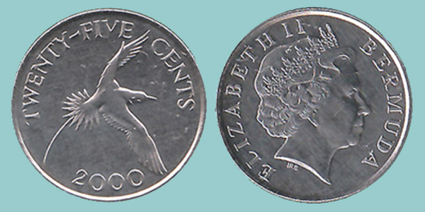 Bermuda 25 Cents 2000