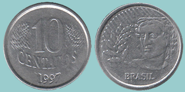 Brasile 10 Centavos 1997