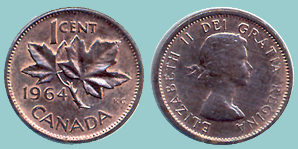 Canada 1 Cent 1964