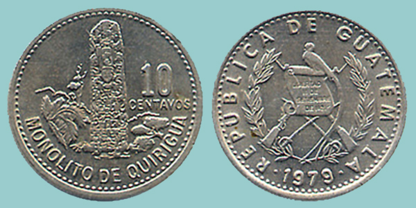 Guatemala 10 Centavos 1979