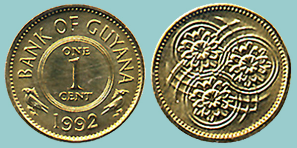Guyana 1 Cent 1992