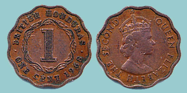Honduras Britannico 1 Cent 1968