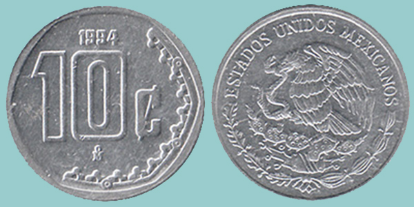 Messico 10 Centavos 1994