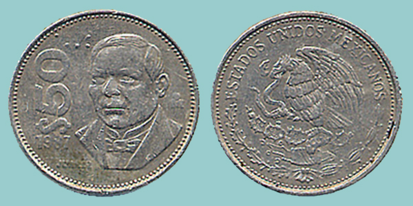 Messico 50 Pesos 1987