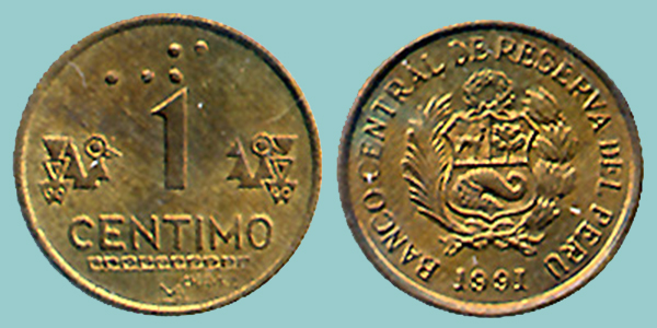 Perù 1 Centimo 1991