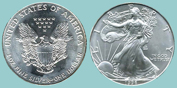 USA 1 Dollar 1996 Silver Eagle