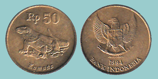 Indonesia 50 Rupie 1994