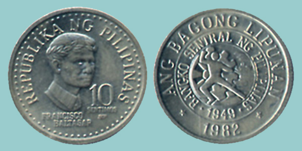 Filippine 10 Sentimos 1982