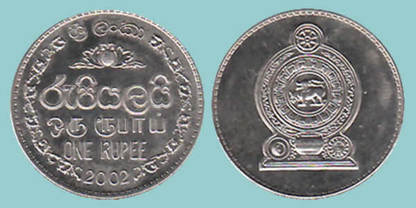 Sri Lanka 1 Rupia 2002