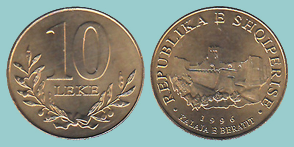 Albania 10 Leke 1996