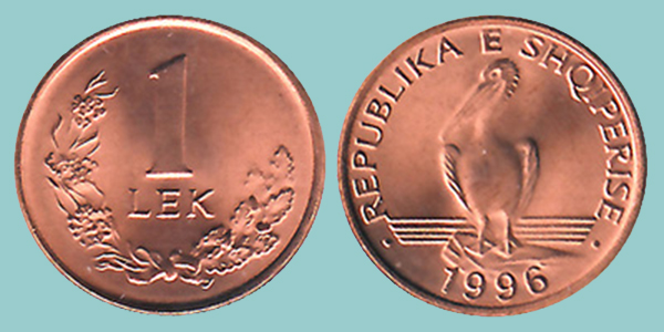 Albania 1 Lek 1996