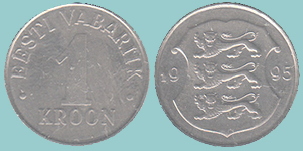 Estonia 1 Corona 1995