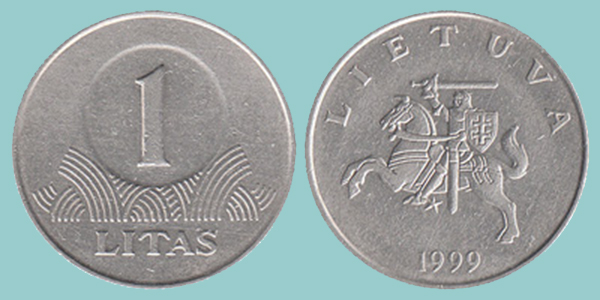 Lituania 1 Litas 1999