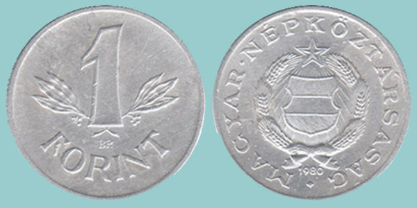 Ungheria 1 Forint 1980