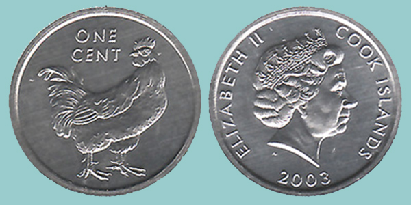 Isole Cook 1 Cent 2003