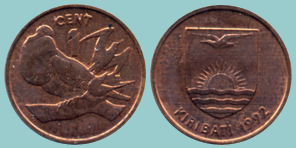 Kiribati 1 Cent 1992