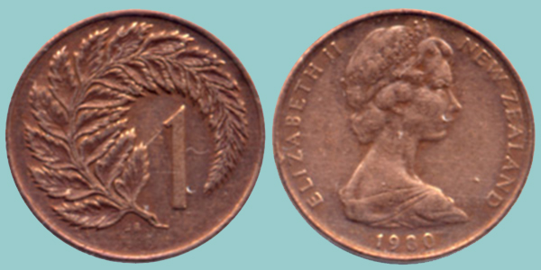 Nuova Zelanda 1 Cent 1980