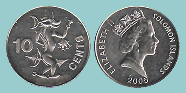 Isole Salomone 10 Cents 2005
