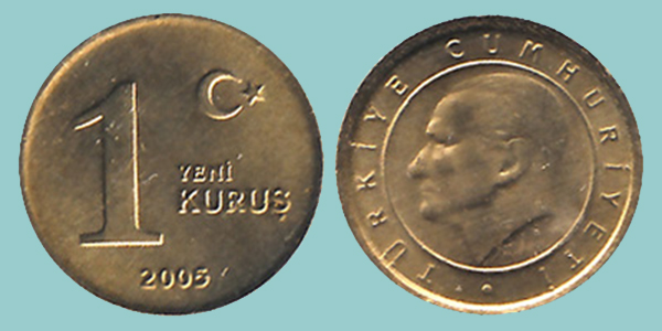 Turchia 1 Yeni Kurus 2025