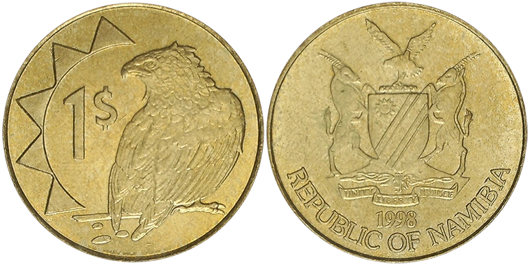 Namibia 1 Dollar 1998