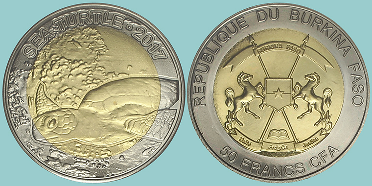Burkina Faso 50 Francs 2017