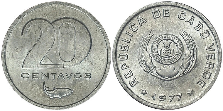 Capo Verde 20 Centavos 1977