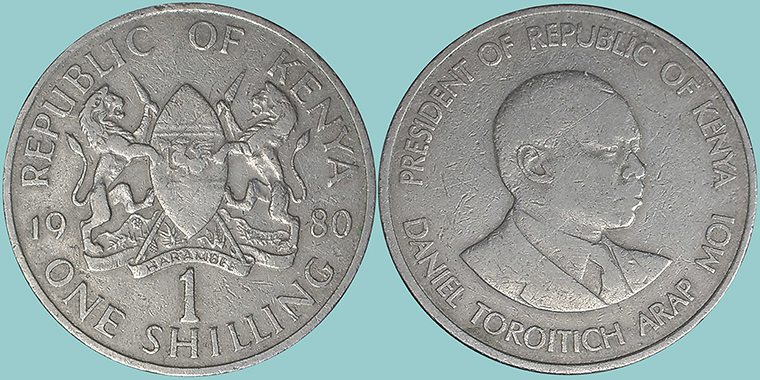 Kenya 1 Shilling 1980