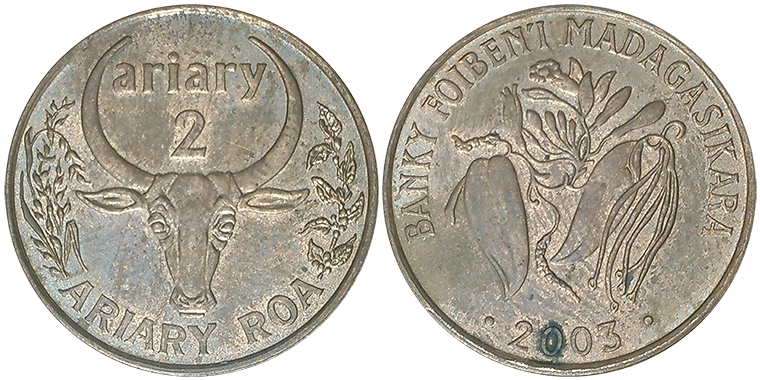 Madagascar 2 Ariary 2003