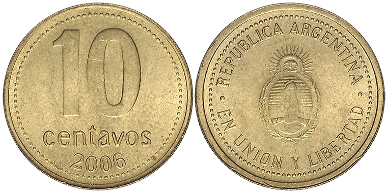 Argentina 10 Centavos 2006