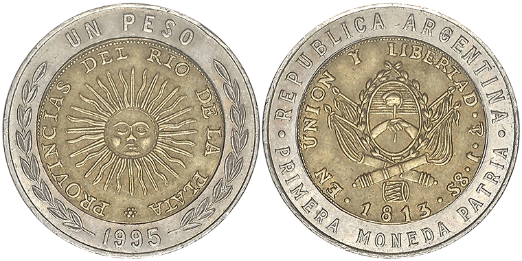 Argentina 1 Peso 1995