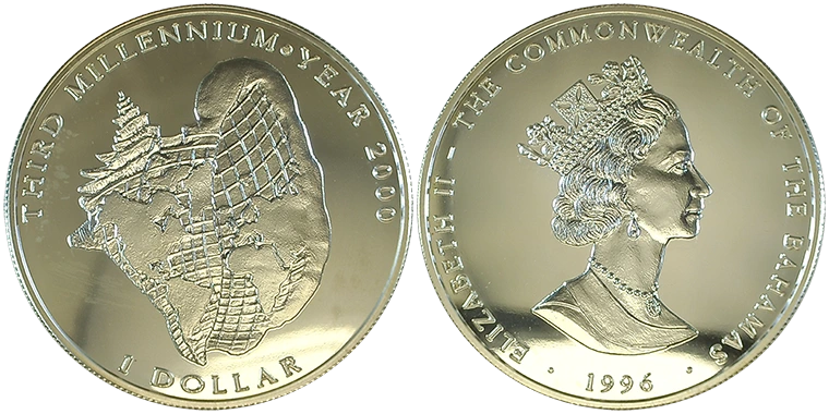Bahamas 1 Dollar 1996