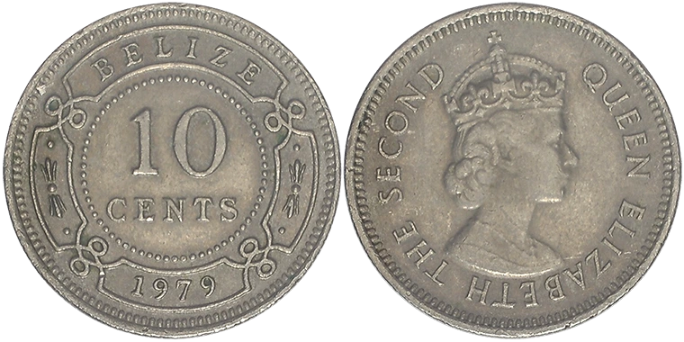Belize 10 Cents 1979
