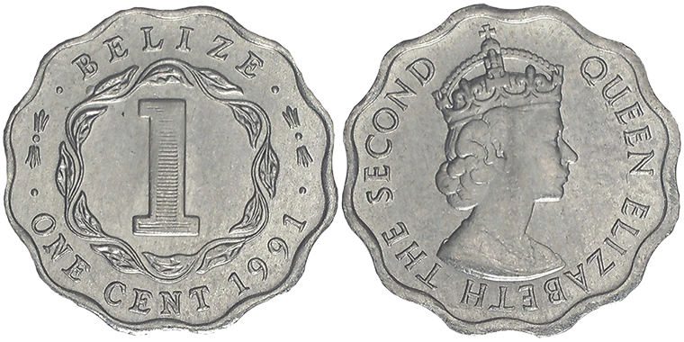 Belize 1 Cent 1991