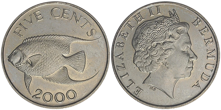 Bermuda 5 Cents 2000