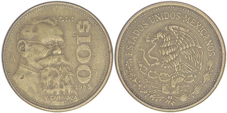 Messico 100 Pesos 1985