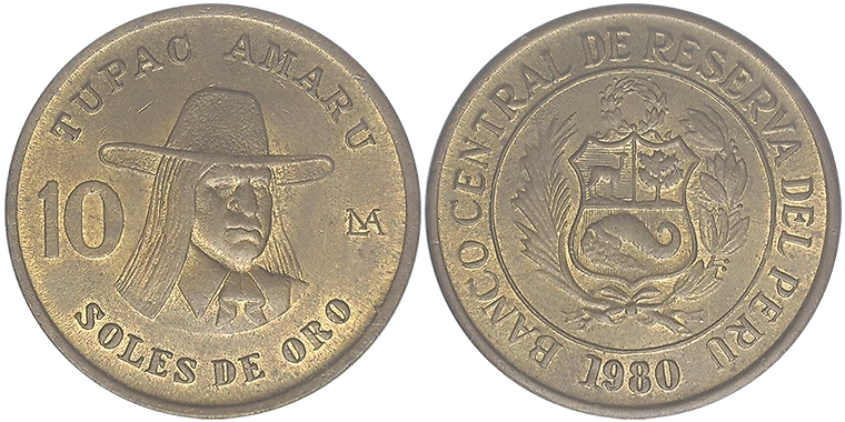 Perù 10 Soles 1980