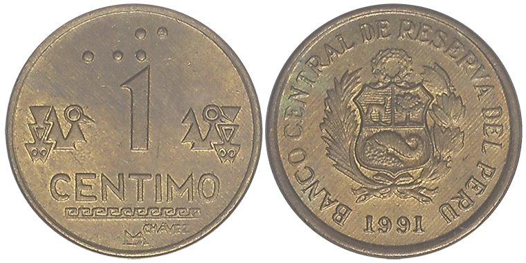 Perù 1 Centimo 1991