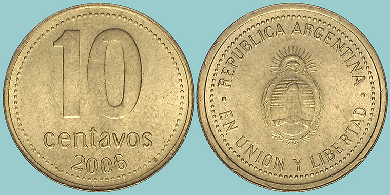 Argentina 10 Centavos 2006