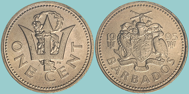 Barbados 1 Cent 1995