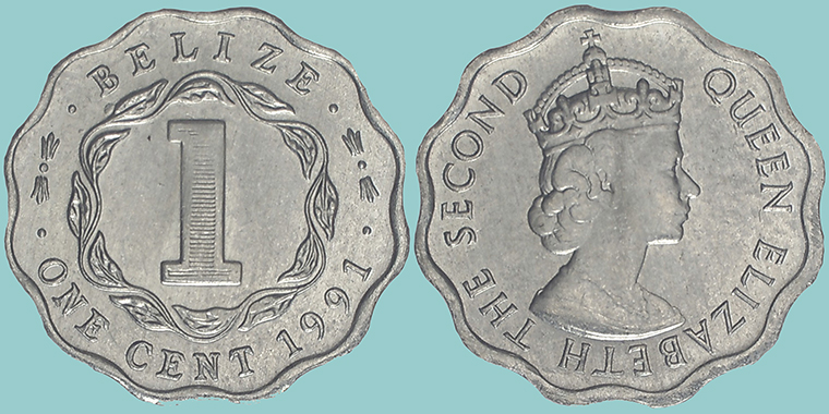 Belize 1 Cent 1991