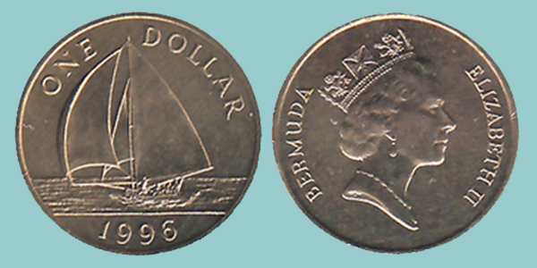 Bermuda 1 Dollaro 1996