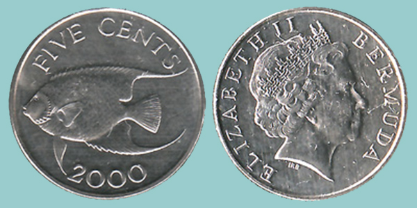 Bermuda 5 Cents 2000