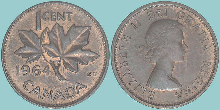 Canada 1 Cent 1964