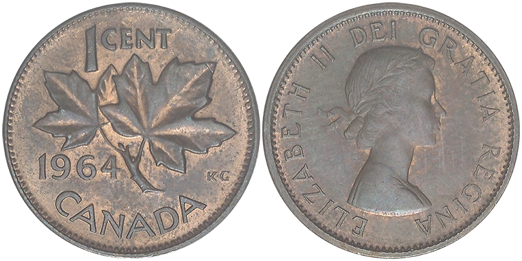 Canada 1 Cent 1964